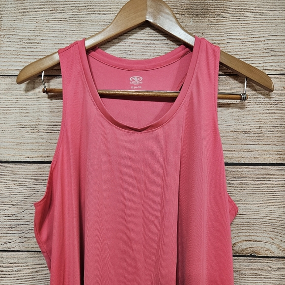 💟 Athletic Works Racerback Workout Tank Pink XL 16-18 - Picture 2 of 6